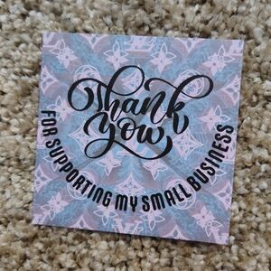 50‎ Thank You Card Inserts